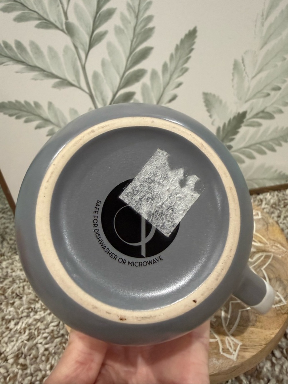 Plant Lady Speckled Ceramic Mug - White & Gray - Picture 3 of 3
